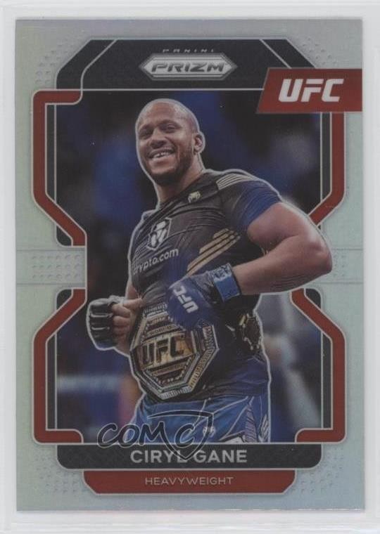 2022 Panini Prizm UFC Silver Prizm Ciryl Gane #101 00jz