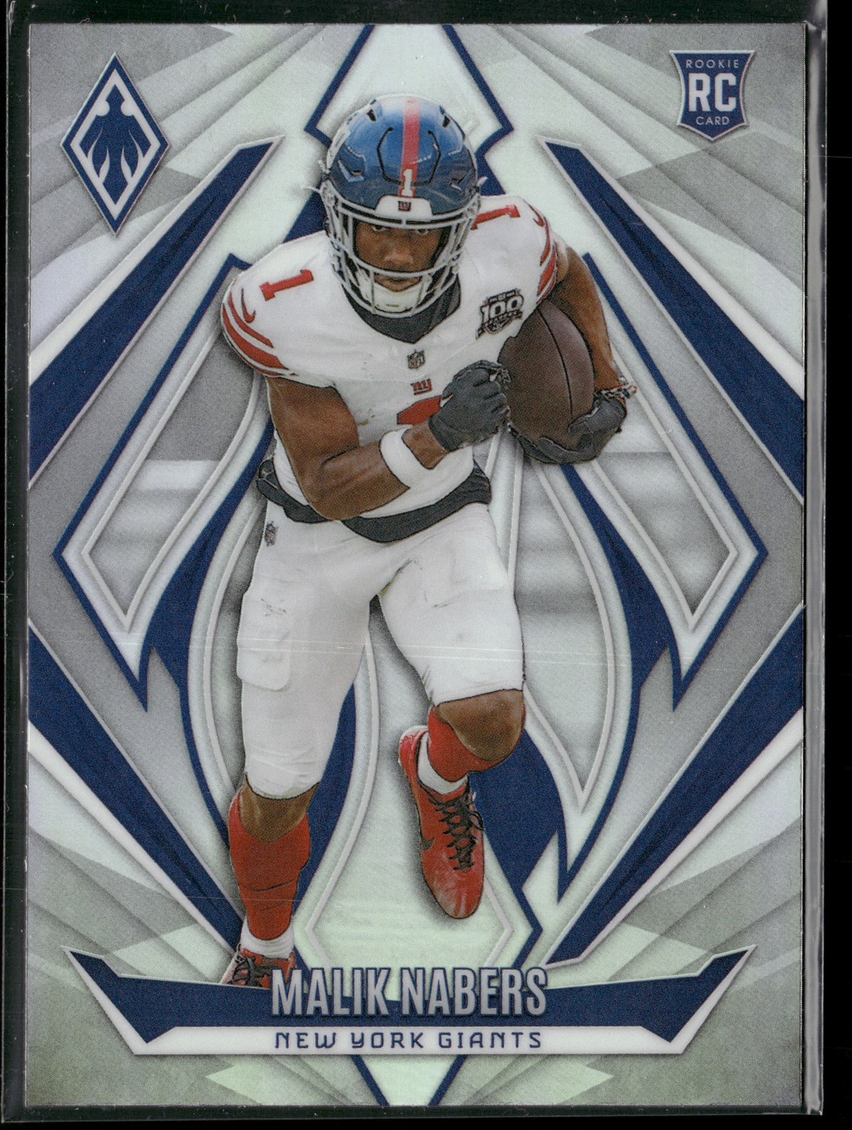 2024 Panini Phoenix Football #221 Malik Nabers Silver Rookie