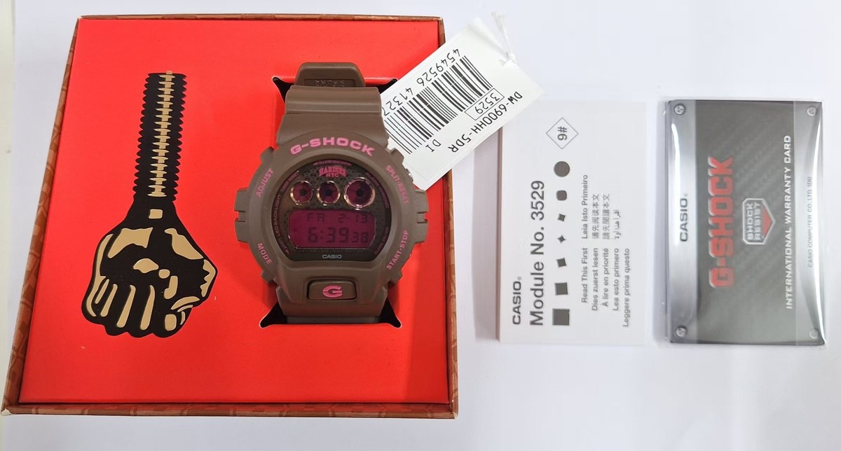 Casio G-Shock DW-6900HH-5DR X HARDIES HARDWARE NYC Limited Edition