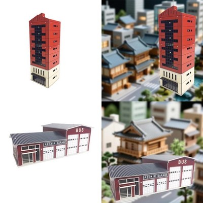 Haus Gebäude Modell Zum Selbermachen Montage Kompakt Simulation Landschaft Layout Diorama