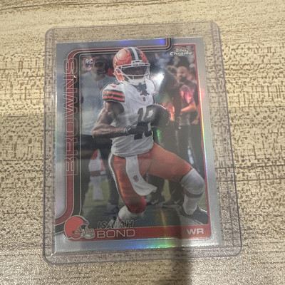 Topps 2025 Chrome Isaiah Bond RC Rookie #341 Cleveland Browns