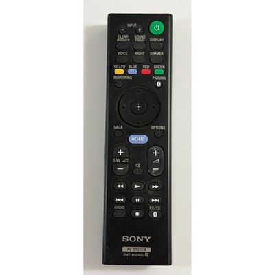Sony Remote Control AV System RMT-AH240U Black Soundbar Home Theater Bluetooth