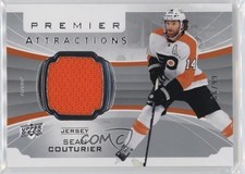 2020-21 Upper Deck Premier Attractions Jersey Relics 66/99 Sean Couturier a3q