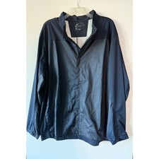 Nike Shield Golf Full Zip Light Jacket Men's 2XL XXL Blue Windbreaker Running