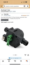 BRAND NEW Flow-Rite Recirculating Empty Auto Rear Valve #MPV-03-RN01 BRAND NEW