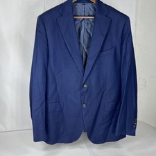 SUITSUPPLY 48 Vitale Barberis Canonico Blazer Blue Pure Wool Super 110 Men  s