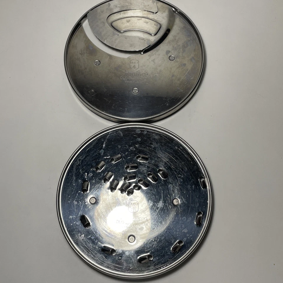 9 Piece Cuisinart Complete DLC-7 Disc Set of Nine DLC-070 Discs w/ Box ALL DISCS - Image 4 of 4