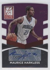 2014-15 Panini Donruss Purple Die-Cut 67/74 Maurice Harkless #94 Auto 7eo