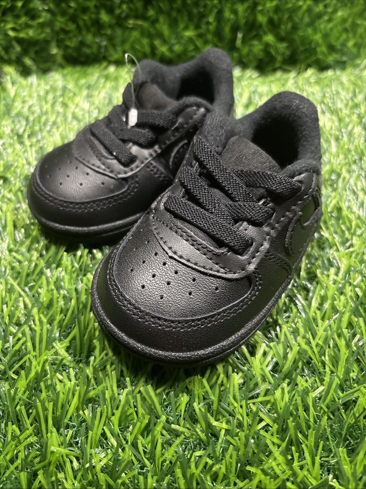 Solid Black Leather Ck2201-001 Infant Sz 2c
