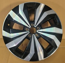 1x Alufelge 17 Zoll 6.5" 5x100 39ET Glanz Schwarz 2GM601025M VW T-Cross