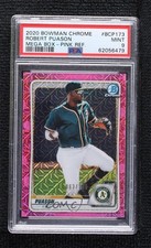 2020 Bowman Chrome Mega Box Pink Mojo Refractor Robert Puason PSA 9 MINT 00jj