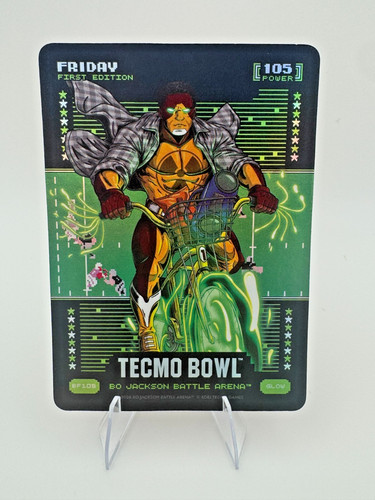 Friday Tecmo Bowl Bo Jackson Battle Arena 105 Power Glow BF105 2026 Foil