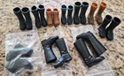 10 Pairs Cotswold Elite Brigade Lot Vintage German Mixed Boots 12” Gi Joe