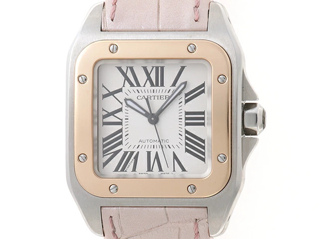 Cartier Santos W20107X7 Stainless Steel 18K