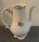Rare Antique Floral Pansy Porcelain Tea Pot VICTORIA CARLSBAD AUSTRIA (Flawed) — photo 6