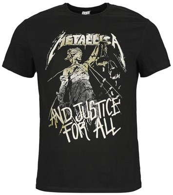Metallica T-Shirt Herren Amplified Collection - And Justice For All schwarz