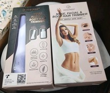 Compact Pink Hair Trimmer for Women Painless Nose Ear Facial Hair Removal sealed