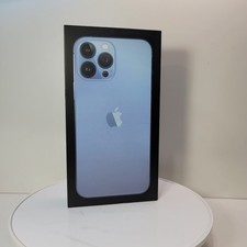 Apple iPhone 13 Pro Max Empty Box Packaging Sierra Blue Authentic With Inserts