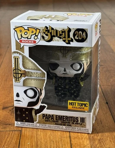 Funko Pop! Rocks Ghost Papa Emeritus III #204 Hot Topic Exclusive Vinyl Figure