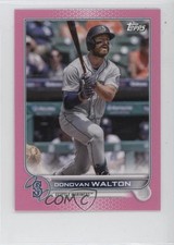 2022 Topps Mini Pink /25 Donnie Walton Donovan Walton #US242 08rm