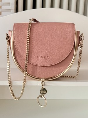 See by Chloé Mara Umhängetasche Leder Rosé