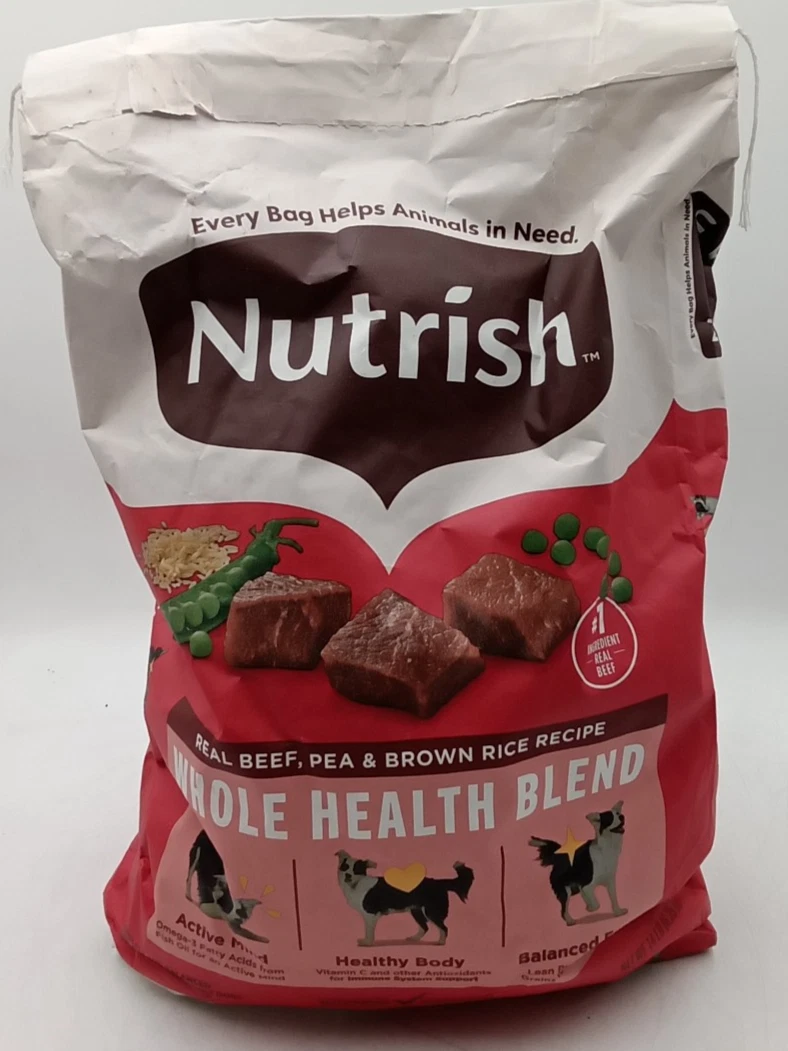 Real Beef Pea & Brown Rice Recipe Dry Dog Food All Lifestages 14 lb. Bag