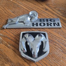 Oem Dodge Ram Big Horn Emblem Chrome Badge 1500 2500 3500 Door Tailgate Logo Oem Dodge Ram Big Horn Emblem Chrome Badge 1500 2500 3500 Door Tailgate Logo