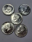 Lot Of 5 Jfk 40% Silver
