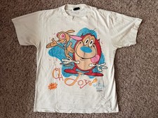 Vintage 1991 Ren & Stimpy  Oh Joy  T Shirt. M...
