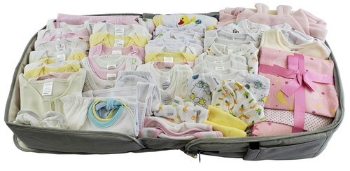 80 pc Baby Clothing Starter Set with Diaper Bag - 第 9/14 張圖片