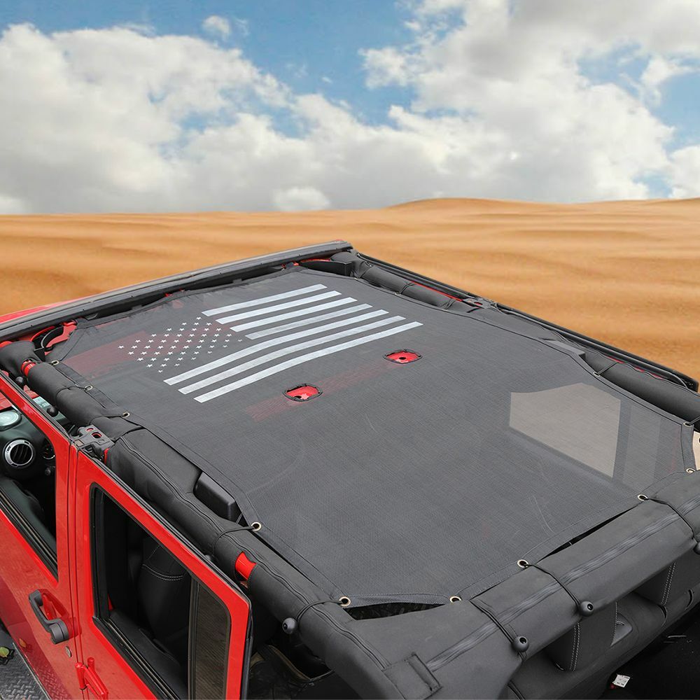 Alien Sunshade For Jeep Wrangler 2 Door Sunshade For 2018-2023 Jeep Alien Sunshade For Jeep Wrangler 2 Door Sunshade For 2018-2023 Jeep
