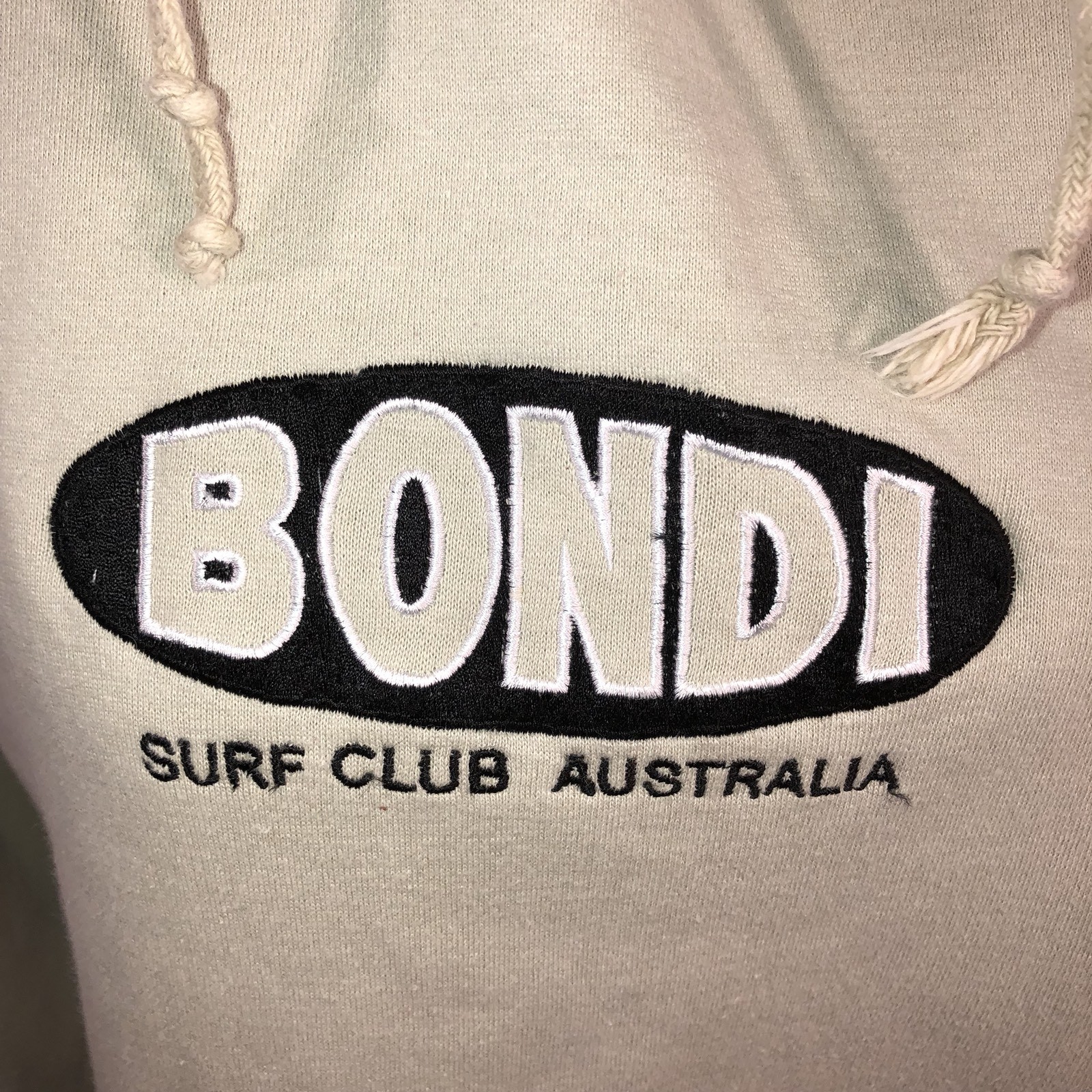 Women’s Between The Flags Bondi Surf Club Beige Hoodi… Gem