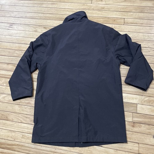 Louis Feraud Contraire Paris Giacca Uomo M Nero Foderato Zip Cappotto Minimal Elegante 48" - Foto 24 di 24