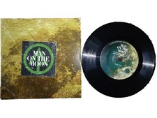 VTG 1960's Man On The Moon CBS News Walter Cronkite 7'' Vinyl 45 RPM 