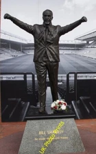Photo 6x4 Bill Shankly statue outside the Kop, Anfield Liverpool 'He c2015