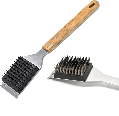 Barbecue Brush and Scraper for Barbecue, Barbecue Net Grill Cleaning, Rust Remov