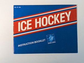Ice Hockey (Nintendo Entertainment system, NES, 1988) game + manual