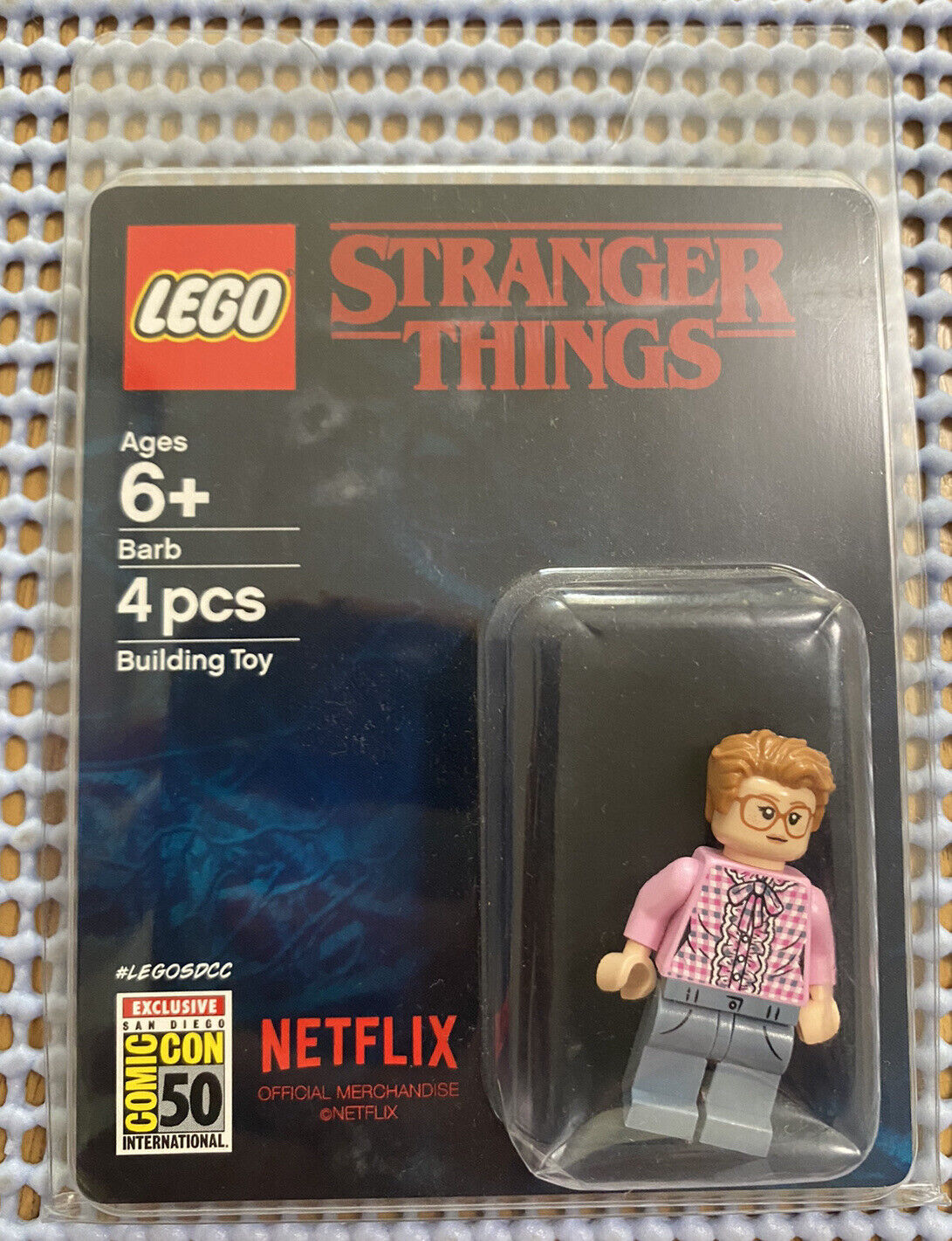 LEGO Stranger Things 2019 SDCC Signed Barb Minifigure Sweepstakes