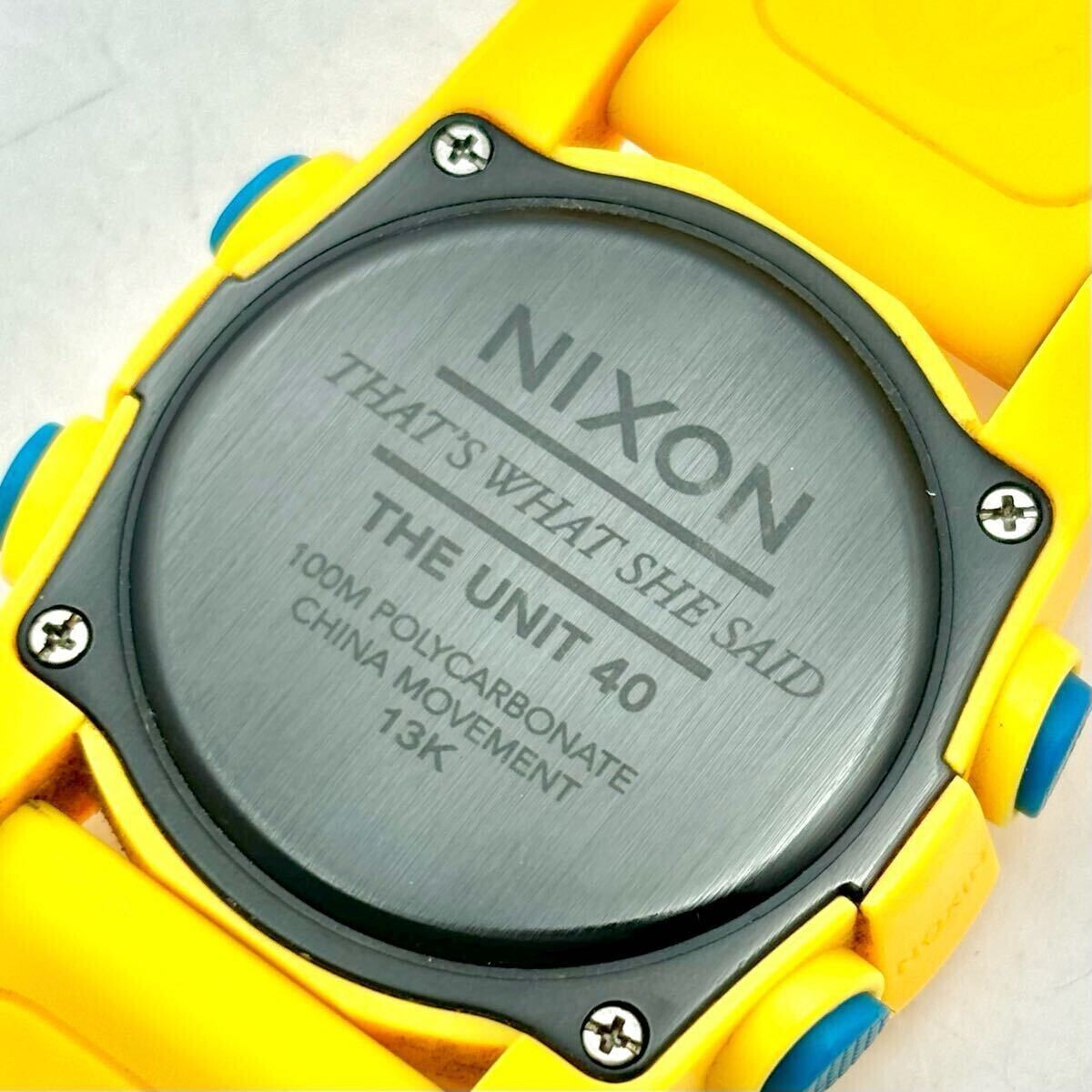 Nixon The Unit 40 Quartz Men's Watch Black Dial 44.4mm Round Nixon The Unit 40 Quartz Men's Watch Black Dial 44.4mm Round