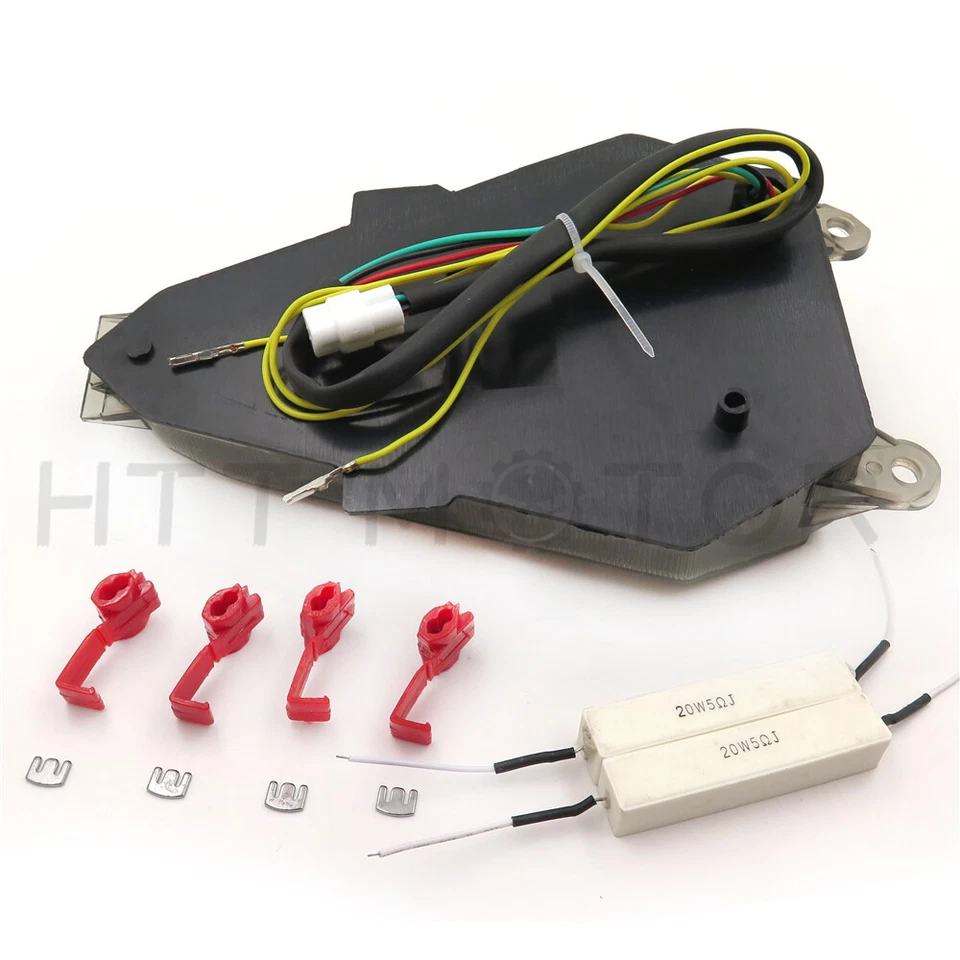 Luz de freno trasera para Yamaha YZF R6 / YZF-R6 2006-2013 2007 2008 2009 humo Foto 4 de 4