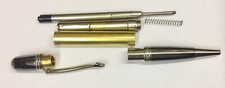 Ballpoint Pen Kit Sierra Platinum Black Titanium, Pen Kit Pen Blank Woodturning