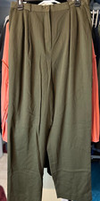 WP04-LIZ BAKER vintage90'S womens dress pants. DRK GREEN. SIZE 14TALL. NEW