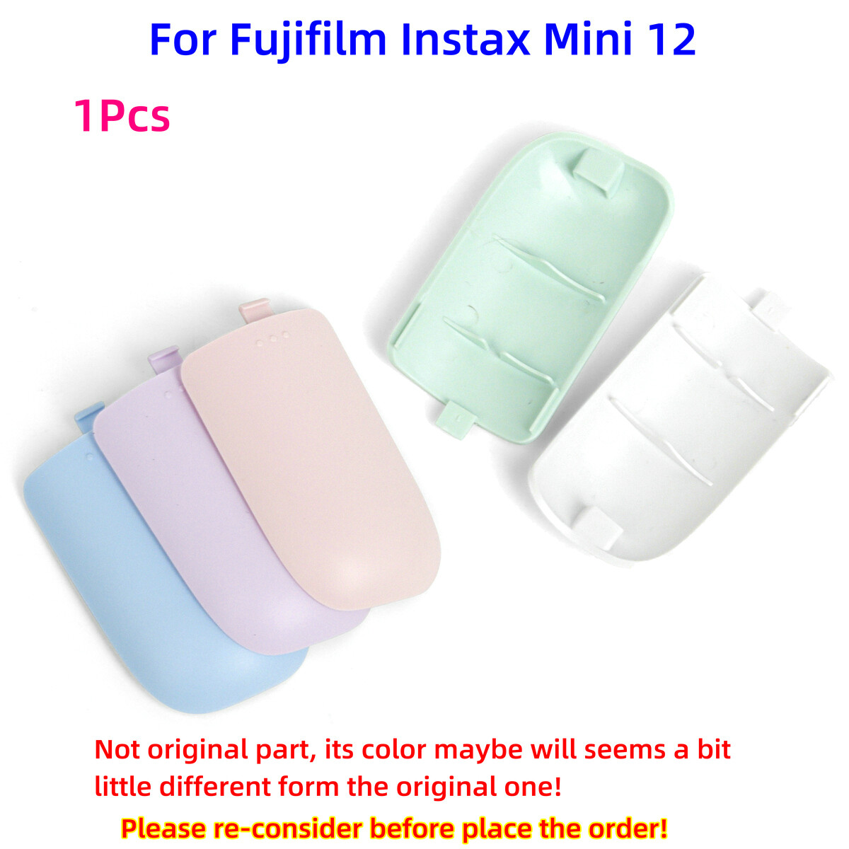 Fuji Instax Mini 12 Camera Battery Cover Replacement Part
