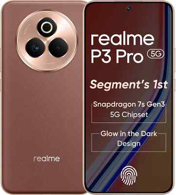 realme P3 Pro 5G (Brown 128GB 8GB RAM) 7s Gen3 Processor6.83'' Global Version