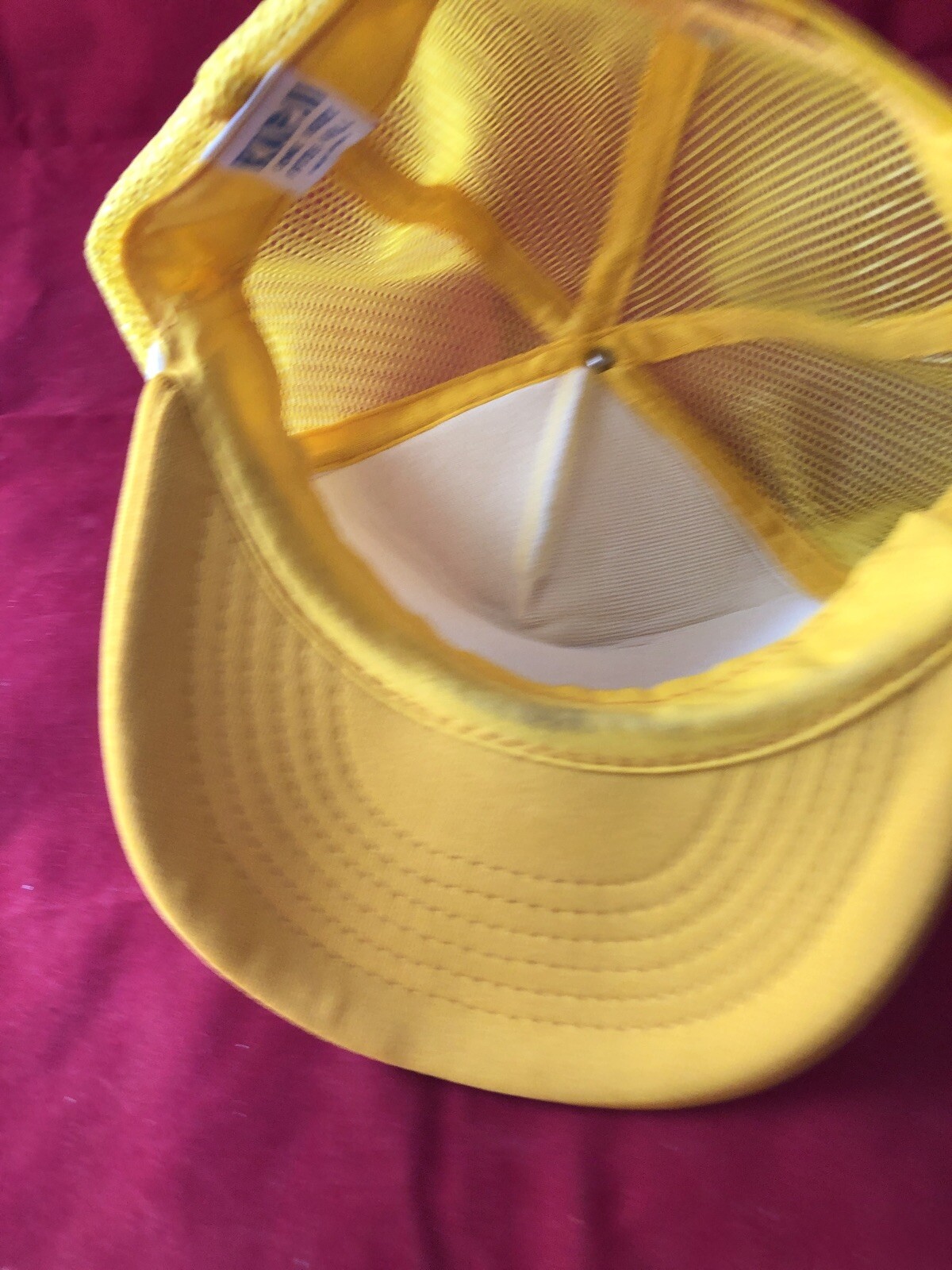 VTG Hardee’s Fast Food Employees Hat Mesh Snapback Tr… Gem