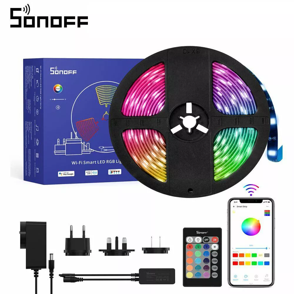 Smart Led Light Strip Sonoff, Led Strip Waterproof Sonoff