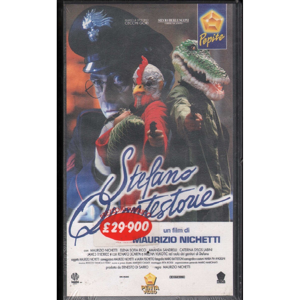 Stefano Quantestorie VHS Maurizio Nichetti Univideo – 1028102 Sealed