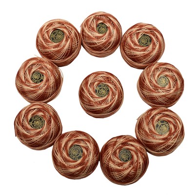 Red Rose Thread Red Rose Cotton Crochet Threads Knitting Mercerized Yarn Balls Hand ...