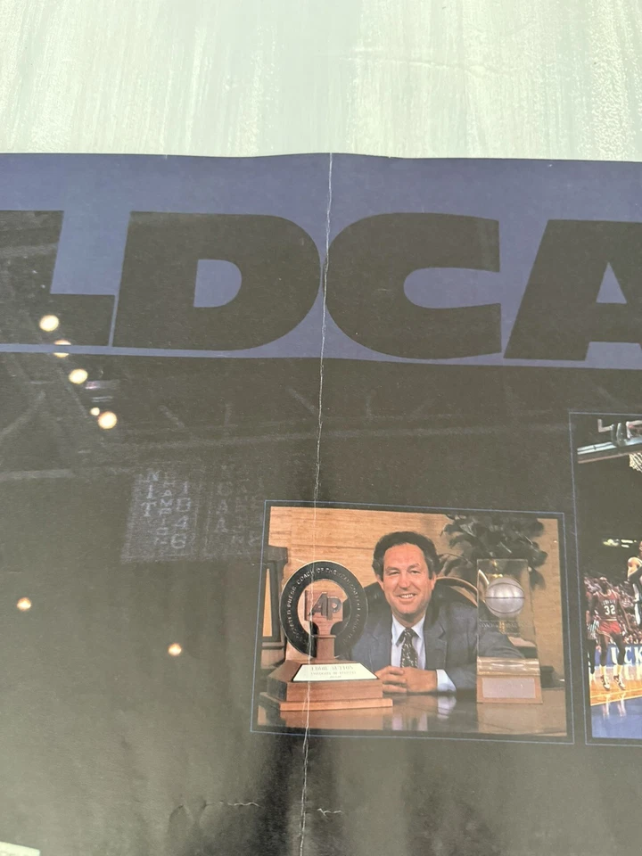 University Of Kentucky Men's Basketball Poster Schedule 1986-1987 Rupp - Image 3 of 4