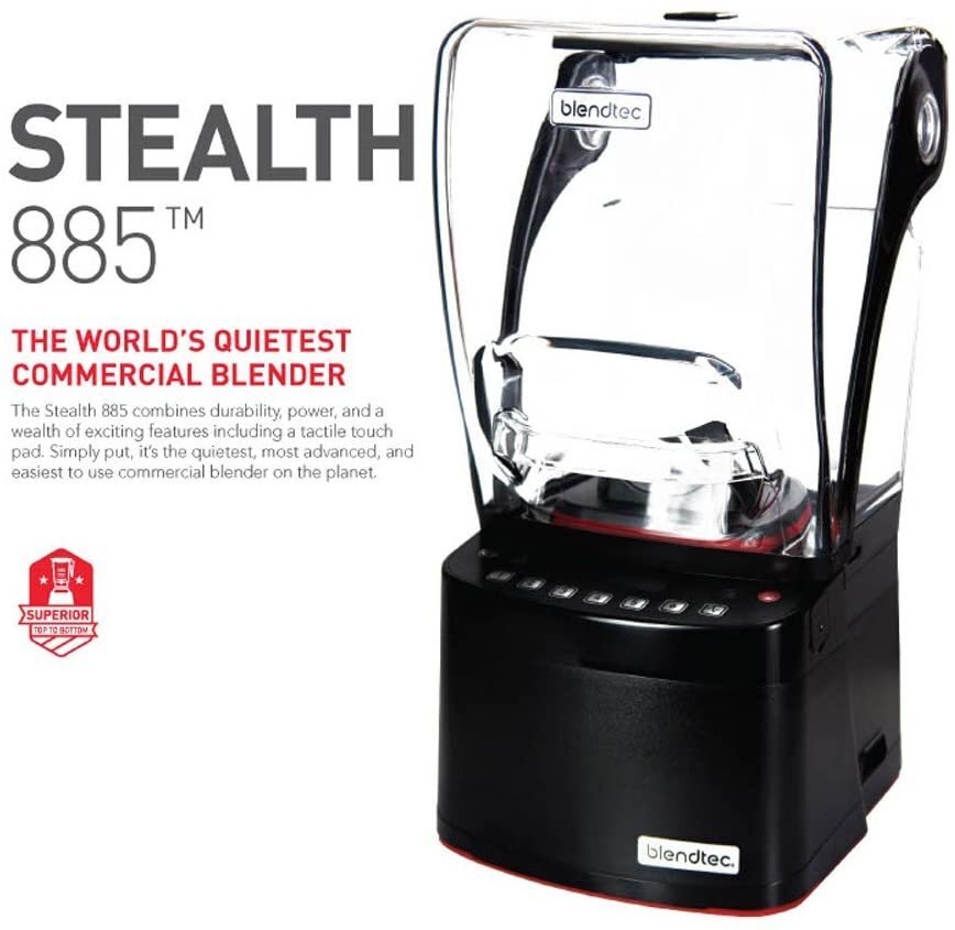 Blendtec Commercial Stealth 885 Blender with Titan X Motor + (2